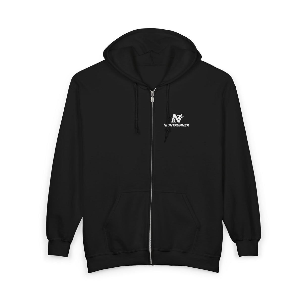 Veste zippee Shadow Nightrunner detail zip et capuche